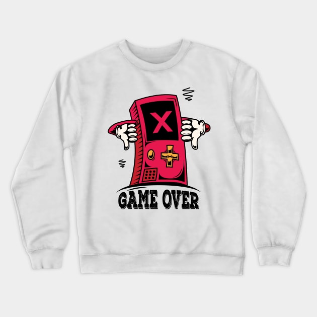 Game Over Crewneck Sweatshirt by Diannas